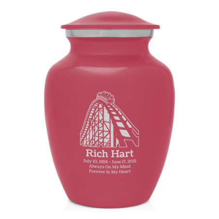 Roller Coaster Sharing Urn - Rose Pink