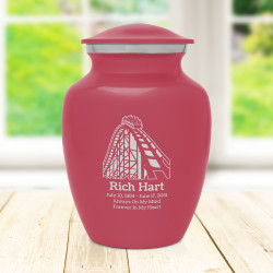 Roller Coaster Sharing Urn - Rose Pink
