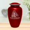 Roller Coaster Cremation Urn - Ruby Red