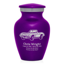 Convertible Keepsake Urn - Purple Luster