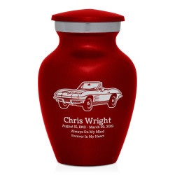 Convertible Keepsake Urn - Ruby Red