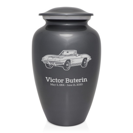 Convertible Cremation Urn - Gunmetal Gray