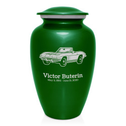 Convertible Cremation Urn - Shamrock Green