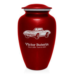 Convertible Cremation Urn - Ruby Red