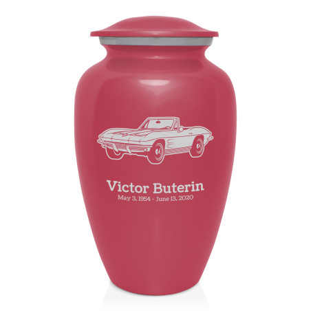 Convertible Cremation Urn - Rose Pink