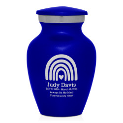 Rainbow Keepsake Urn - Midnight Blue