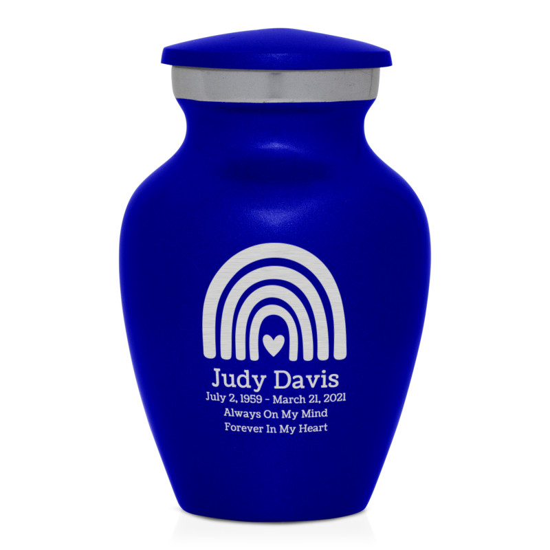 Rainbow Keepsake Urn - Midnight Blue