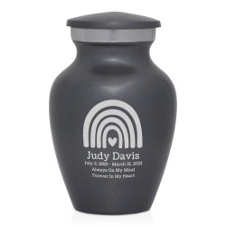 Rainbow Keepsake Urn - Gunmetal Gray