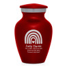 Rainbow Keepsake Urn - Ruby Red