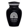 Rainbow Keepsake Urn - Jet Black