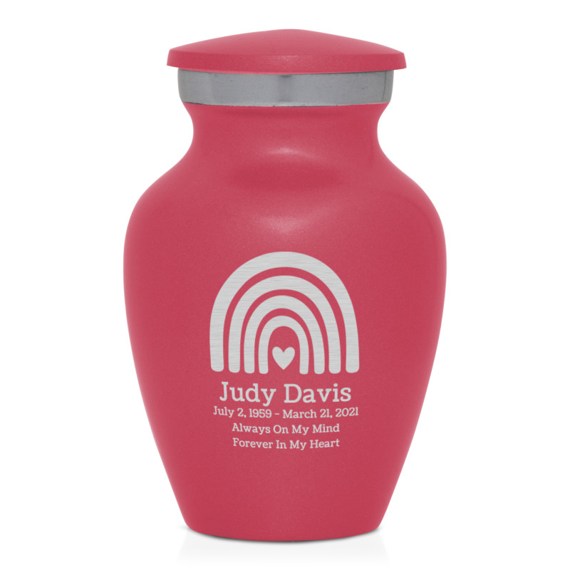 Rainbow Keepsake Urn - Rose Pink