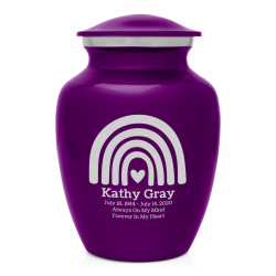 Rainbow Sharing Urn - Purple Luster