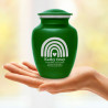 Rainbow Sharing Urn - Shamrock Green