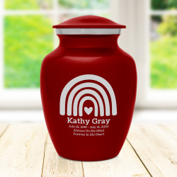 Rainbow Sharing Urn - Ruby Red