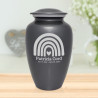 Rainbow Cremation Urn - Gunmetal Gray