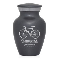 Bicycle Keepsake Urn - Gunmetal Gray