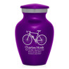 Bicycle Keepsake Urn - Purple Luster
