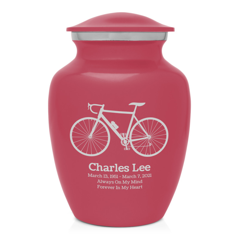 Bicycle Sharing Urn - Rose Pink