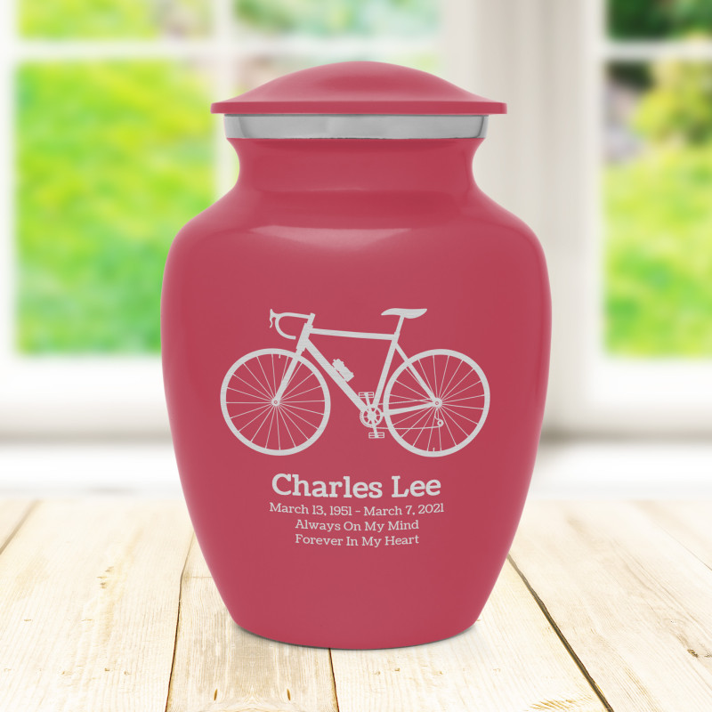 Bicycle Sharing Urn - Rose Pink