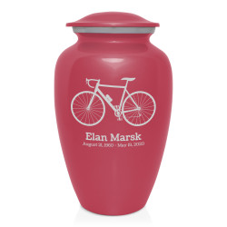 Bicycle Cremation Urn - Rose Pink