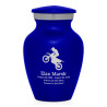 Dirt Bike Keepsake Urn - Midnight Blue