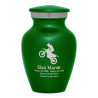 Dirt Bike Keepsake Urn - Shamrock Green