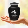 Dirt Bike Sharing Urn - Jet Black
