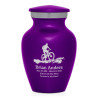 Mountain Bike Keepsake Urn - Purple Luster
