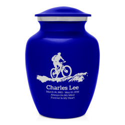 Mountain Bike Sharing Urn - Midnight Blue