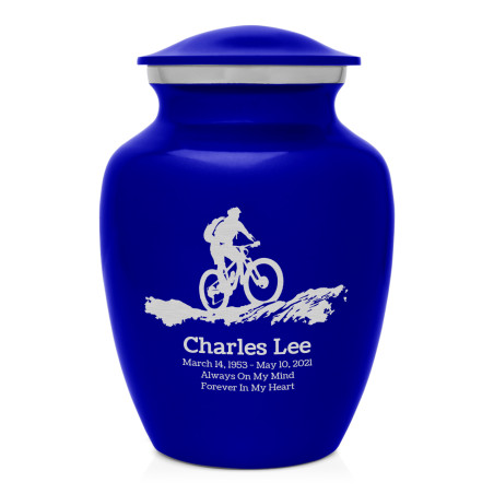 Mountain Bike Sharing Urn - Midnight Blue