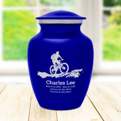 Mountain Bike Sharing Urn - Midnight Blue