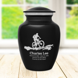 Mountain Bike Sharing Urn - Jet Black