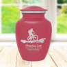 Mountain Bike Sharing Urn - Rose Pink