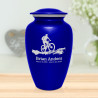 Mountain Bike Cremation Urn - Midnight Blue