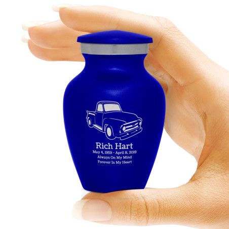 Classic Stepside Truck Keepsake Urn - Midnight Blue