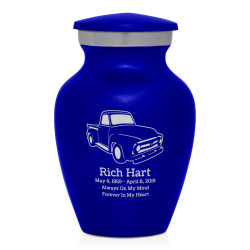 Classic Stepside Truck Keepsake Urn - Midnight Blue