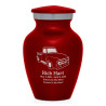 Classic Stepside Truck Keepsake Urn - Ruby Red