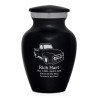 Classic Stepside Truck Keepsake Urn - Jet Black