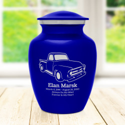 Classic Stepside Truck Sharing Urn - Midnight Blue