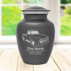 Classic Stepside Truck Sharing Urn - Gunmetal Gray