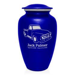 Classic Stepside Truck Cremation Urn - Midnight Blue
