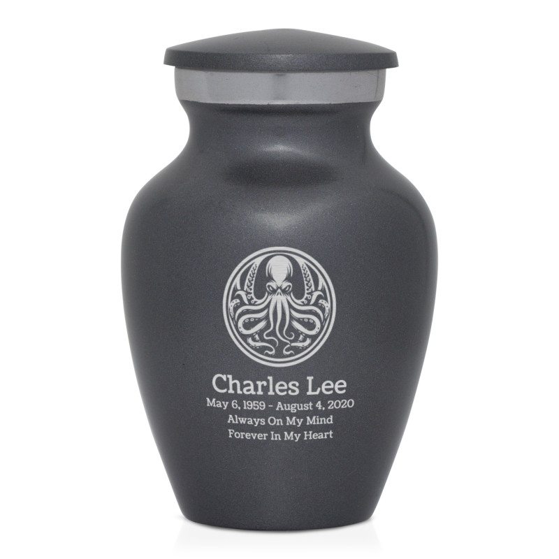 Cthulhu Keepsake Urn - Gunmetal Gray