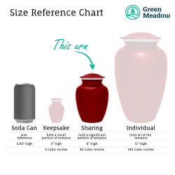 Cthulhu Sharing Urn - Ruby Red