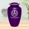 Cthulhu Cremation Urn - Purple Luster