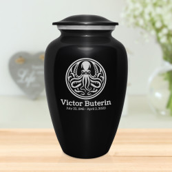 Cthulhu Cremation Urn - Jet Black