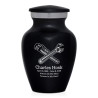 Plumber Keepsake Urn - Jet Black