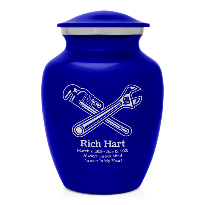 Plumber Sharing Urn - Midnight Blue