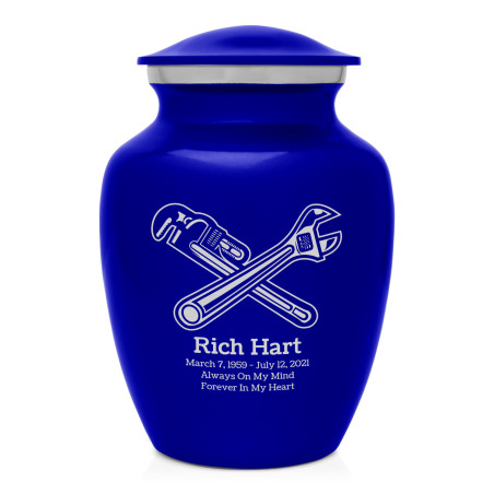 Plumber Sharing Urn - Midnight Blue