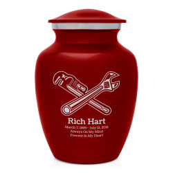 Plumber Sharing Urn - Ruby Red