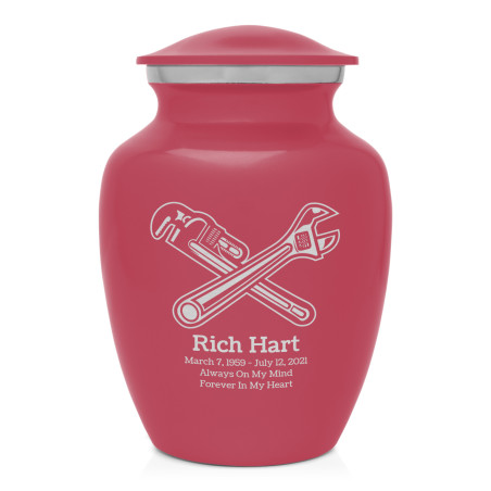 Plumber Sharing Urn - Rose Pink